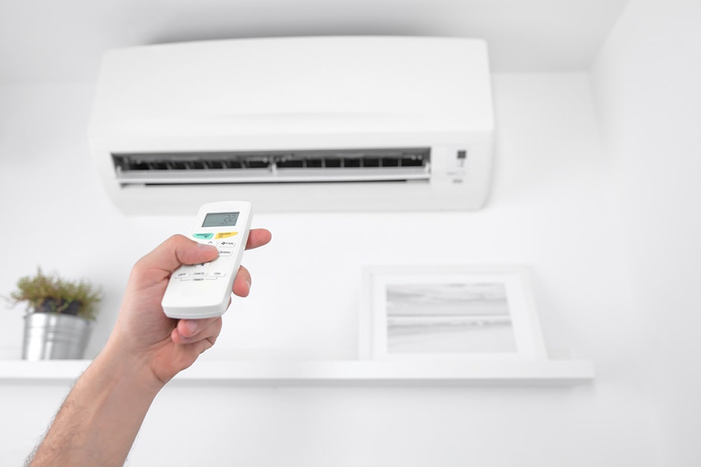 an AC at home