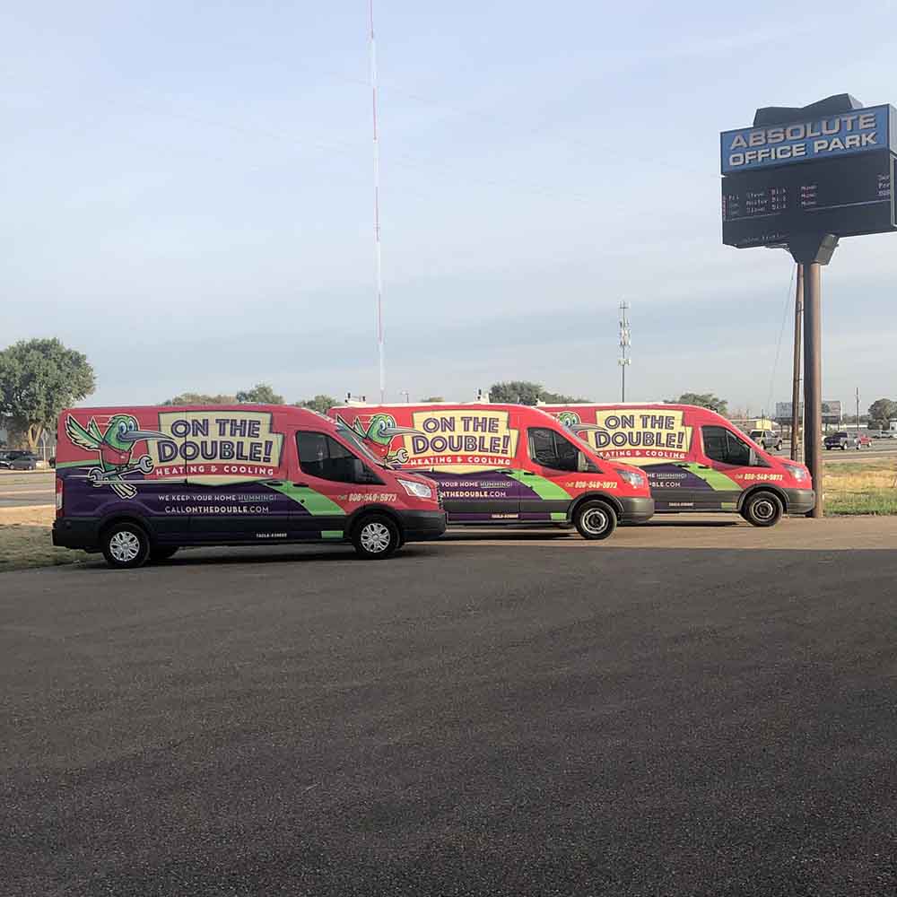 on the double service van