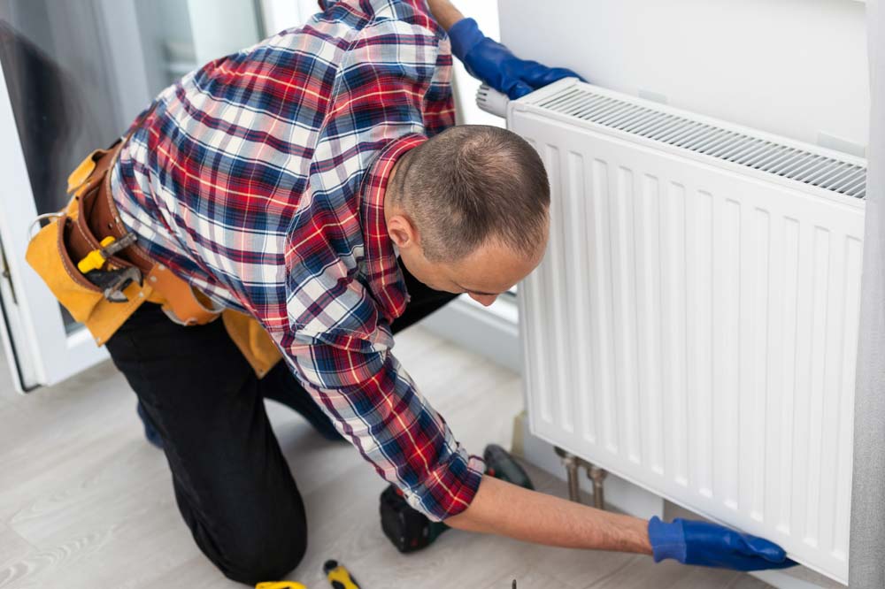 AFUE rating/heating installation